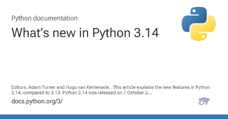 What’s new in Python 3.14